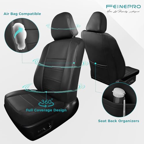 Custom Seat Covers for Toyota Camry 2012 (Black / 2012-2017 Camry L LE XLE)