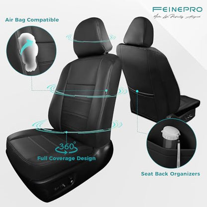Custom Seat Covers for Toyota Camry 2012 (Black / 2012-2017 Camry L LE XLE)