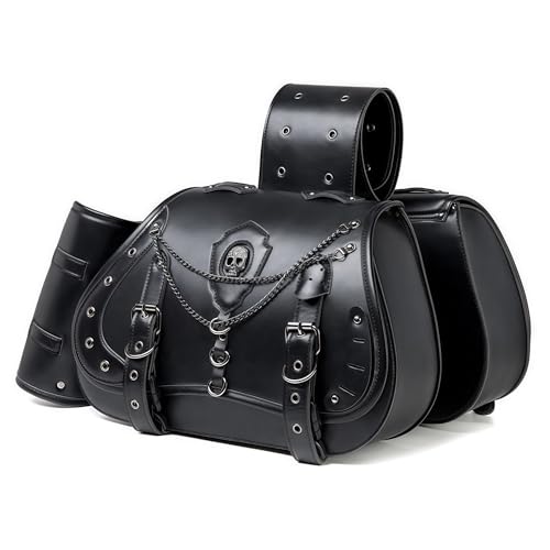 Motorcycle Saddlebags (Black-1)