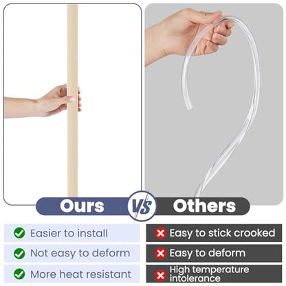 2PCS Wall Corner Protectors Guards (Beige / 31.5" X 1.18" self-adhesive)