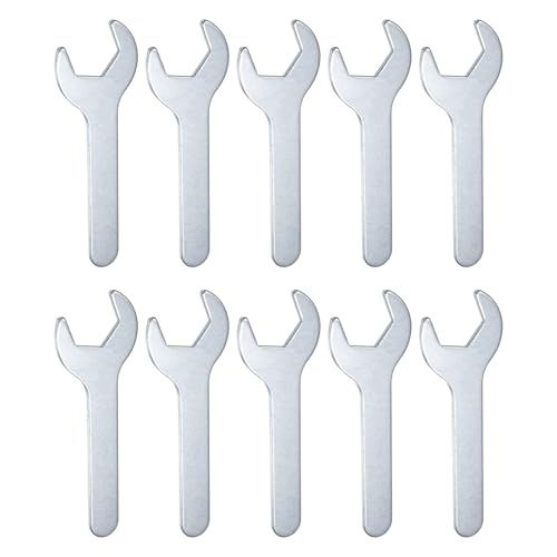 10pcs Small Wrench 25x126x2.8mm Metric U (25x126x2.8mm)