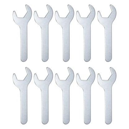 10pcs Small Wrench 25x126x2.8mm Metric U (25x126x2.8mm)