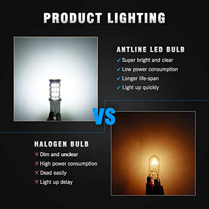 T10 921 194 168 175 LED Bulbs White 20 (White)