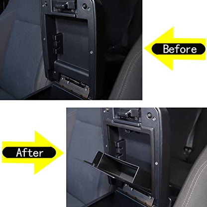 Car Armrest Hidden Storage Box Compatible with Toyota Tacoma 2016 (Hidden Storage Box)