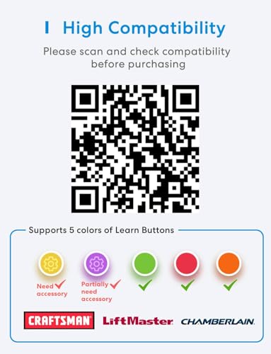 Smart Garage Door Opener Remote with External Antenna (MSG200HK)