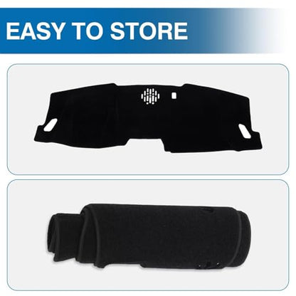 Black Dash Cover for Honda Pilot 2023 (Pilot 23-26(Black))