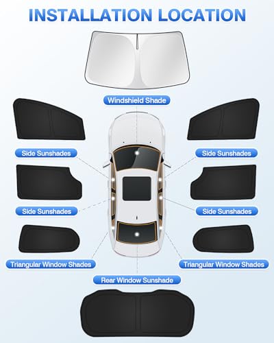 Sunshades for Chrysler Pacifica 2017 (Chrysler Pacifica 2017-Present)
