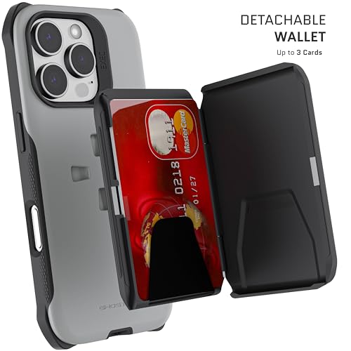 Exec iPhone 16 Pro Wallet Case (iPhone 16 Pro / Gray)