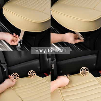 Back Seat Covers (Beige / 1x Rear Seat Covers)