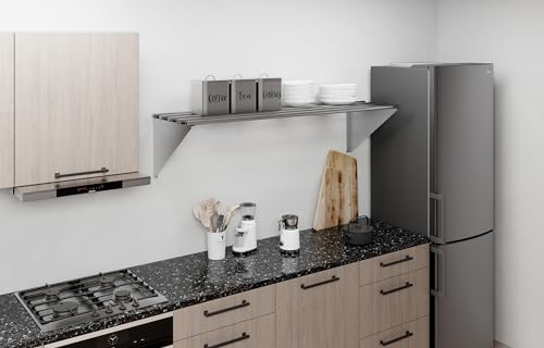 18 in. x 60 in. NSF Stainless Steel Tubular Wall Shelf (18 in. x 60 in.)