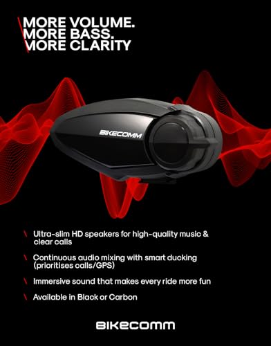 BK S2 Motorcycle Bluetooth Headset Intercom (Duo Packs / Black_new)