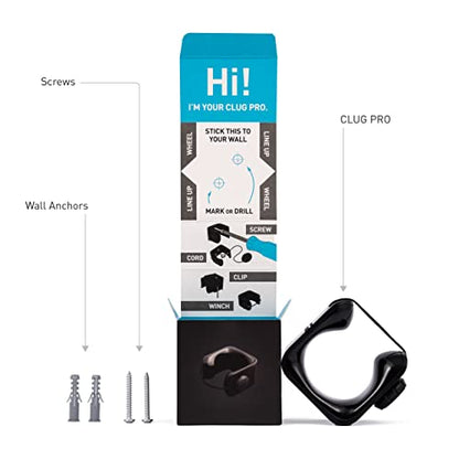 CLUG PRO Wall Mounted Bike Rack (mtb 44-57mm (1.75 - 2.25"))