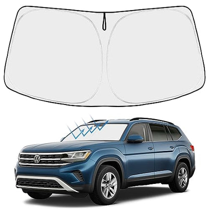 Custom Fit Car Windshield Sun Shade for 2018 (Volkswagen Atlas 2018-2024 2025)