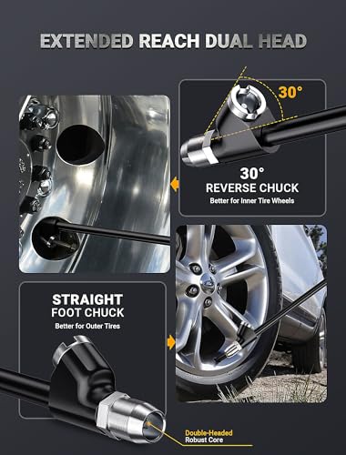 13'' Dual Head Air Chuck Set (13'' - Zinc Alloy)