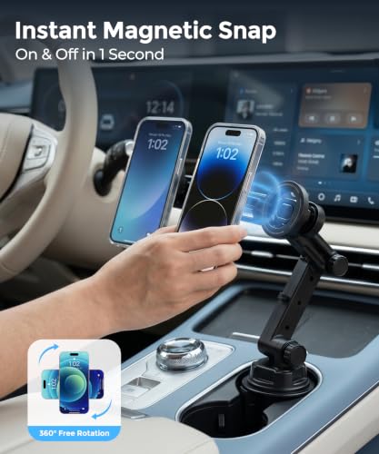 Dual MagSafe Cup Holder Phone Mount (Double Magsafe)