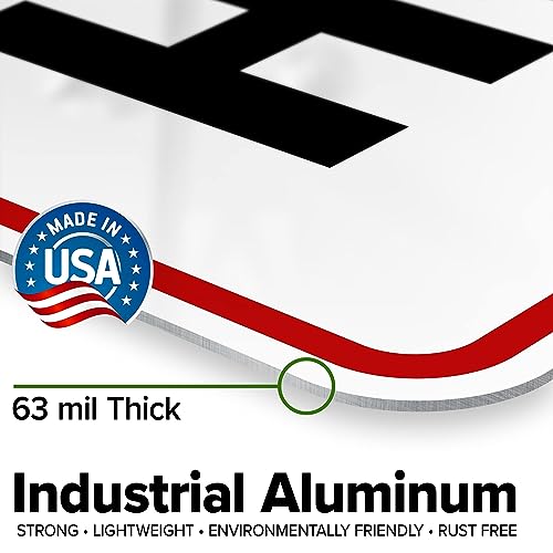 Custom Sign Custom Sign for Business (Header - Vertical / 24x30 - Aluminum)