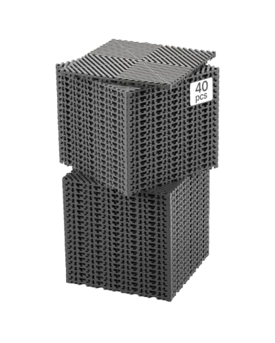 Interlocking Drainage Mat (Grey / 12 x 12 inch)