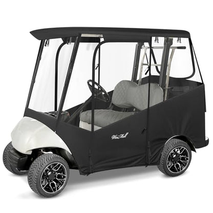 2 Passenger Golf Cart Enclosure for Yamaha G29 Drive (for Yamaha G29 Drive 2 Passenger / Black)