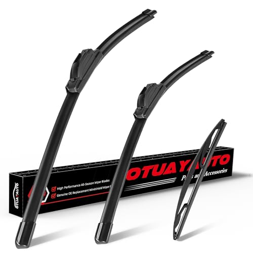 Premium Windshield Wiper Blades (24"+18"+12")