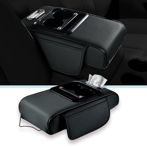 5-in-1 Genuine Leather Center Console Gloves Type-C Port