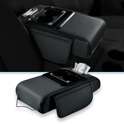 5-in-1 Genuine Leather Center Console Gloves Type-C Port