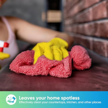 Red Microfiber Cleaning Cloth (Red)