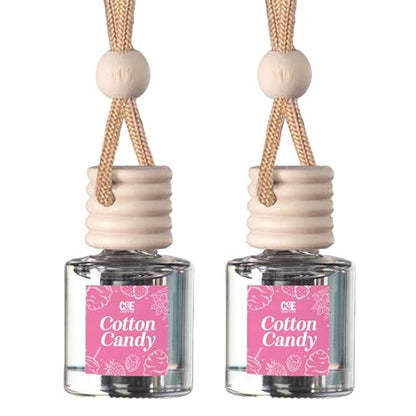 CANDECraftCo 2 Pack Hanging Car Air Freshener Diffuser for Essential Oils