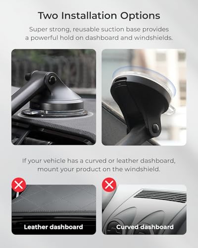 iTap 3 Magnetic Dash & Windshield Car Mount (Dash Mount)