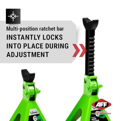 Viking 6 Ton Jack Stand Set (6 Ton)