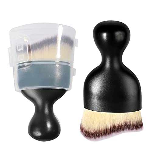 Car Interior Detailing Brush (Tri-color With Cap)