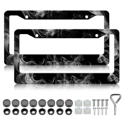 White Fog License Plate Frames (White Fog)