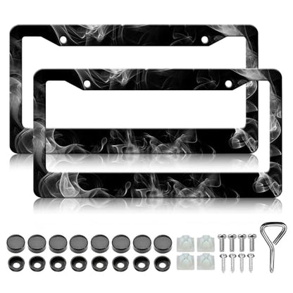 White Fog License Plate Frames (White Fog)