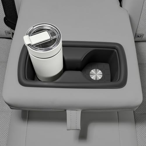 Rear Row Seat Cup Holder Insert for Toyota RAV4 2026 Car Drink Holders (for Toyota RAV4 Rear Row Seat Black)