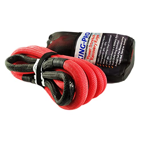 Kinetic Recovery Rope 1“x30' Towing Rope 48 (7/8"x30\' Red)