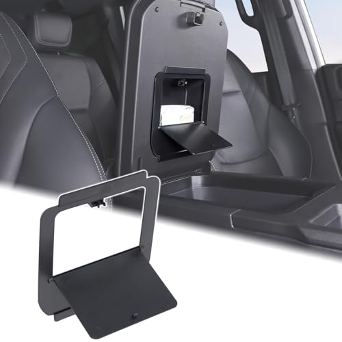 Car Armrest Hidden Storage Box Compatible with Toyota Land Cruiser 250 Prado J250 LC250 2024 2025 Car Center Console Handrail Privacy Storage Box Organizer Tray ABS Insert Pallet Manager Accessories (Black(B))