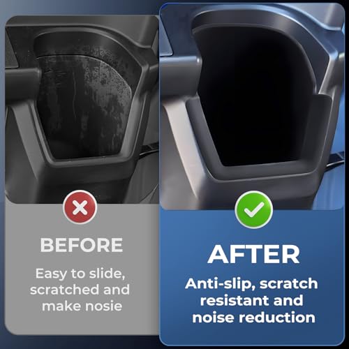 2PCS Rear Cup Holder Inserts for Toyota 4Runner 2026 2025 (Cup Holder for 2025-2026 4Runner, Rear)