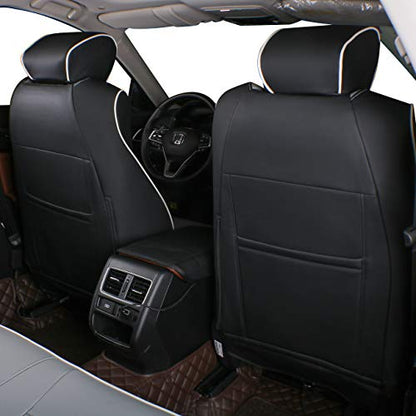 Car Accord & Hybrid Seat Covers 2023 (Black/Gray / 2023-2026 Accord & Hybrid;Rear 40/60 Split)
