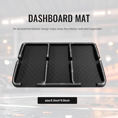 Bling Car Dashboard Mat (Diamond)