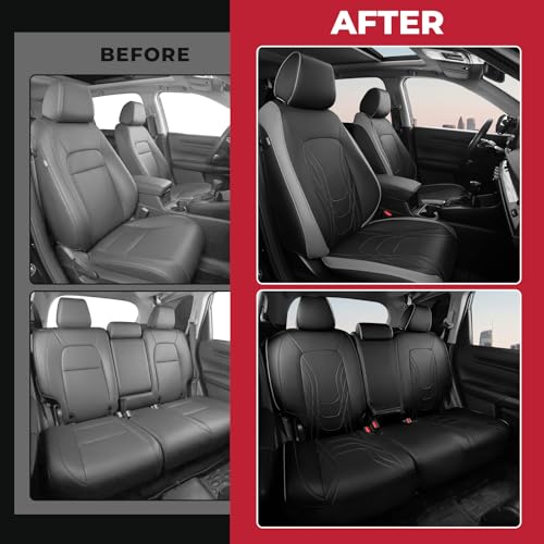 Seat Covers for 2023 (Black & Gray / CR-V 2023-2026 Full Set)