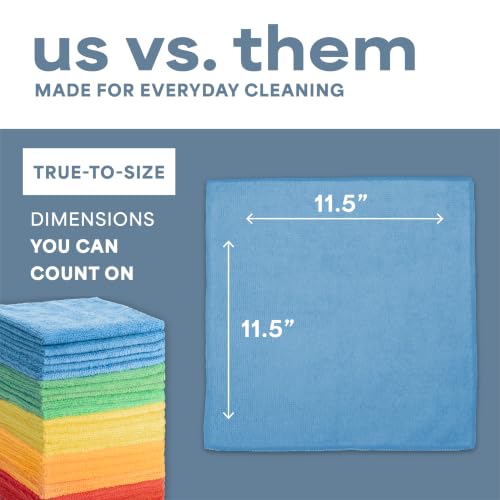 Microfiber Cleaning Cloth (50 Pack)