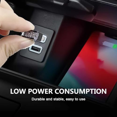 4 PCS USB LED Car Interior Ambient Lighting Kit (4pcs white)