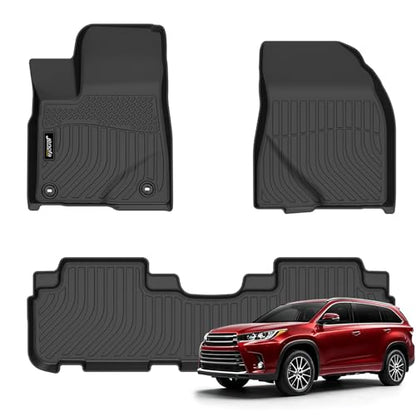 Floor Mats for Toyota Highlander 2014 (66 For highlander 2014-2019 2 row)