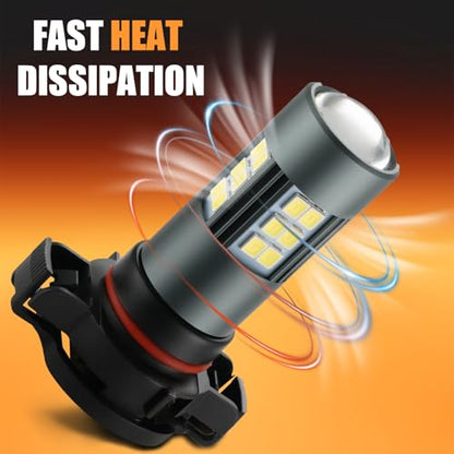 2504 LED Fog Light Bulbs (2504/PSX24W)