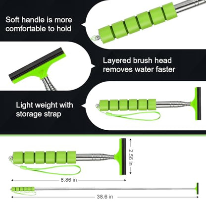 Side Mirror Squeegee (Upgrade Black and Green)