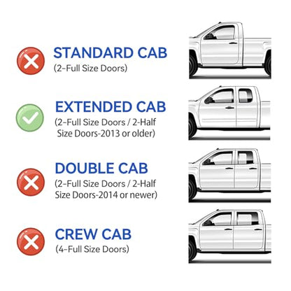 in Channel Window Visors Rain Guards for 1993 (1993-1998 Ford Ranger SuperCab / Extended Cab)
