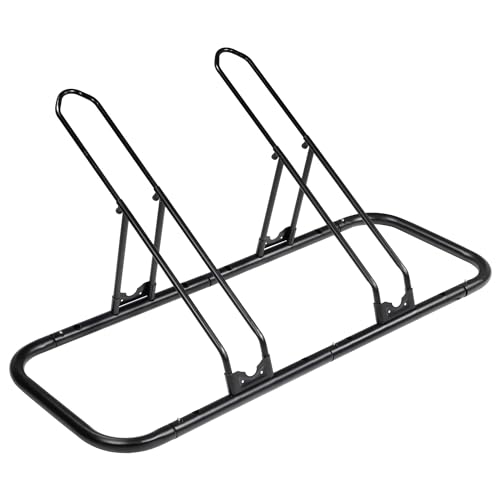 Bicycle Floor Parking Rack Stand (2 Bikes / Adjustable)