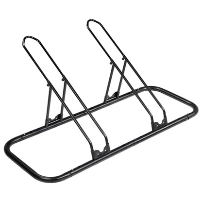 Bicycle Floor Parking Rack Stand (2 Bikes / Adjustable)