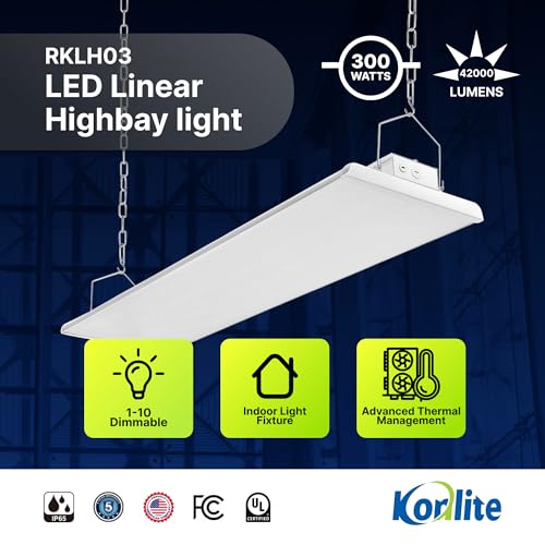 4 FT Linear LED Shop Light (1 PACK - 300W)