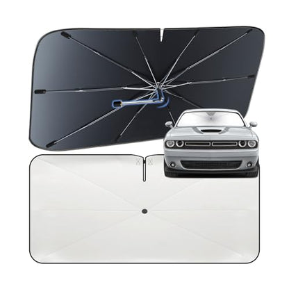 Windshield Sun Shade Umbrella for Dodge Challenger 2008 (For Dodge Challenger 2008–2023)