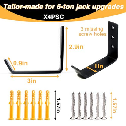 4 Packs Jack Stand Wall Mount Organizer